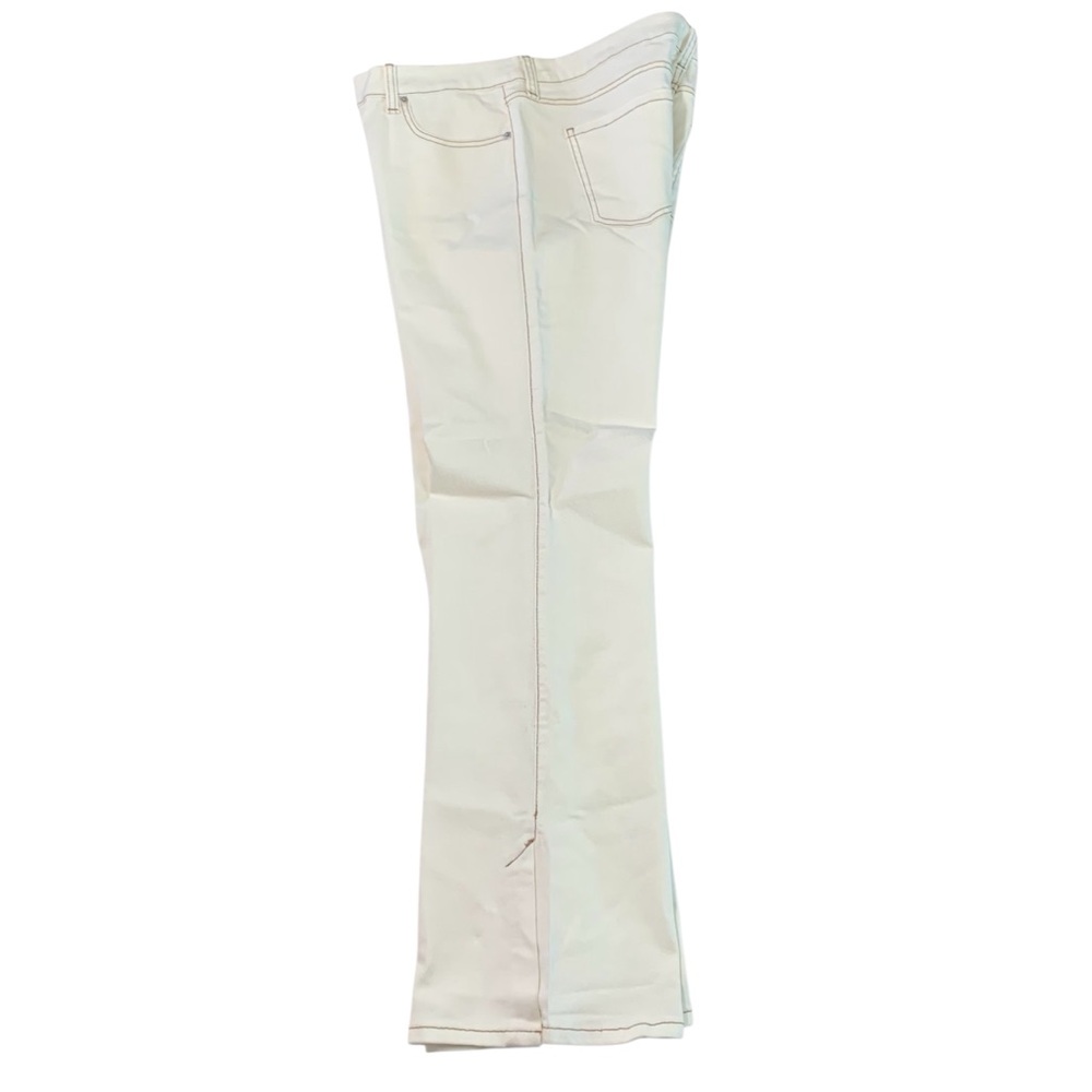 TIME & TRU Bootcut Kick Split Cream Jeans Sz 18 - Picture 4 of 6